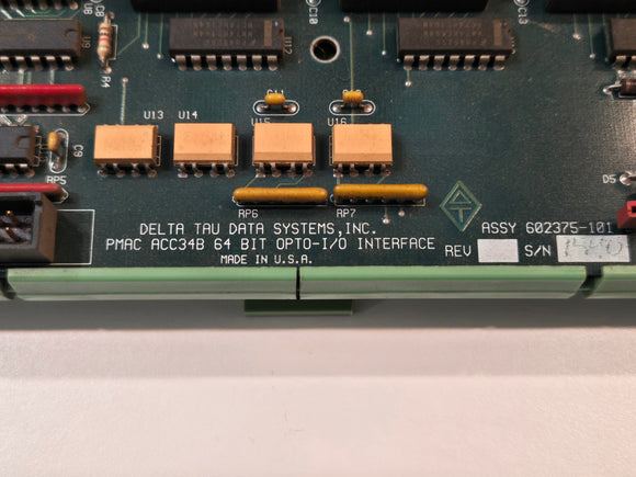 Delta Tau PMAC Interface Board for Flow IFB Waterjet